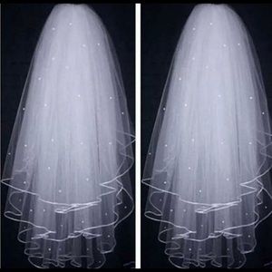 White wedding veil